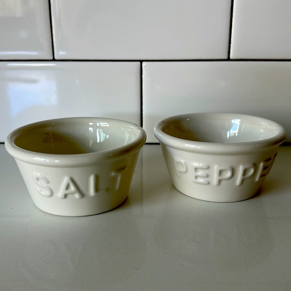 Sur La Table Salt and Pepper Bowls